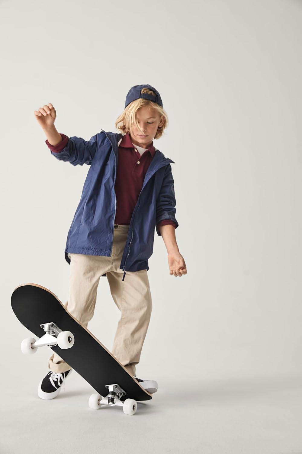 imageThe Childrens Place Boys Multipack Short Sleeve Pique PoloRedwoodSmokeWhite