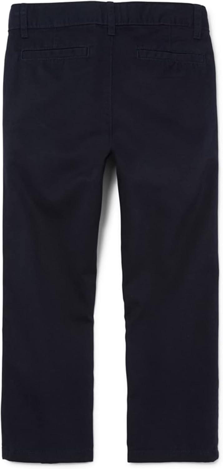 imageThe Childrens Place Boys Stretch Relaxed Straight Chino PantsNavy