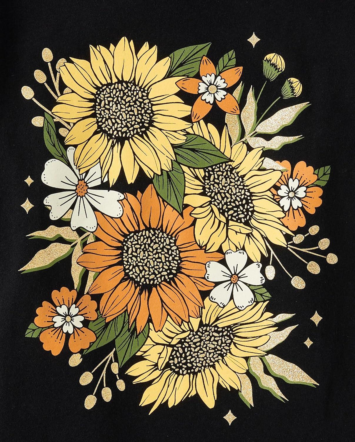 imageThe Childrens Place Girls UnicornsButterfly Short Sleeve Graphic TShirts3 PackDreamsButterflyFlowers