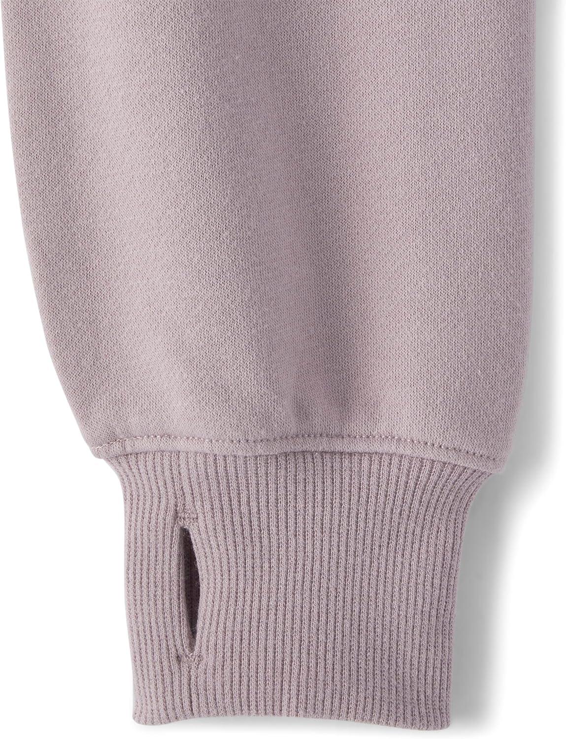 imageThe Childrens Place girls Long Sleeve Hooded Fleece Full Zip UpUltra Violet