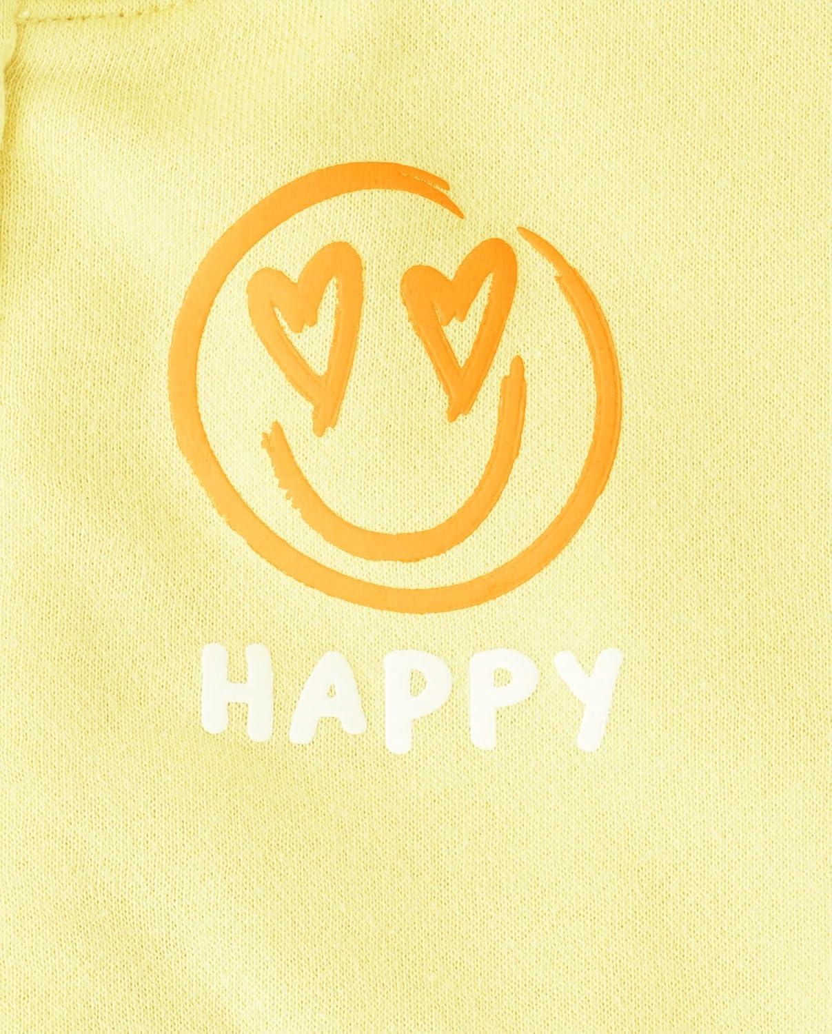 imageThe Childrens Place girls Long Sleeve Hooded Fleece Full Zip UpYellow