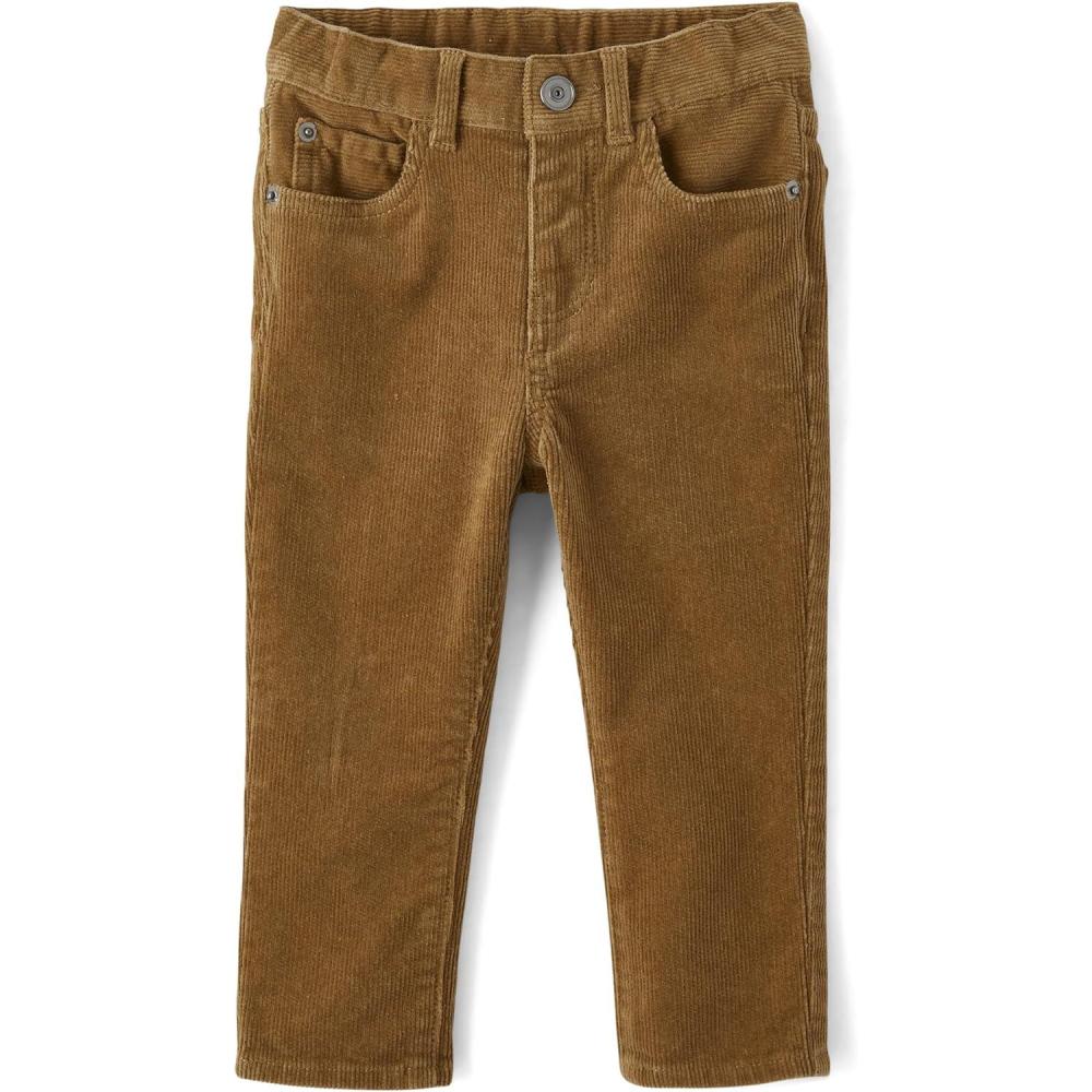 imageThe Childrens Place Baby Boys and Toddler Corduroy PantsCaramel Bars