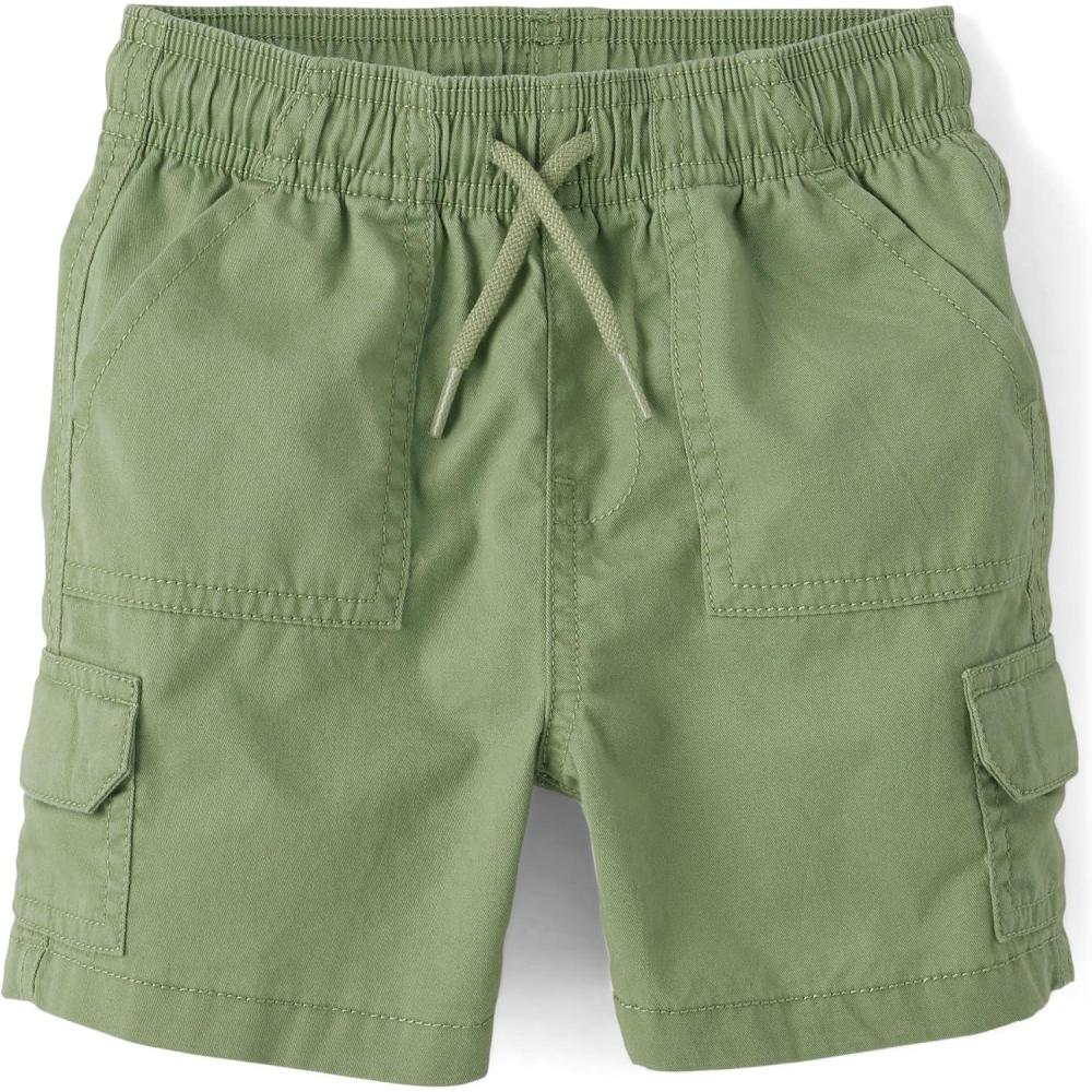imageThe Childrens Place Baby Boys and Toddler Pull on Cargo ShortsMisty Glen