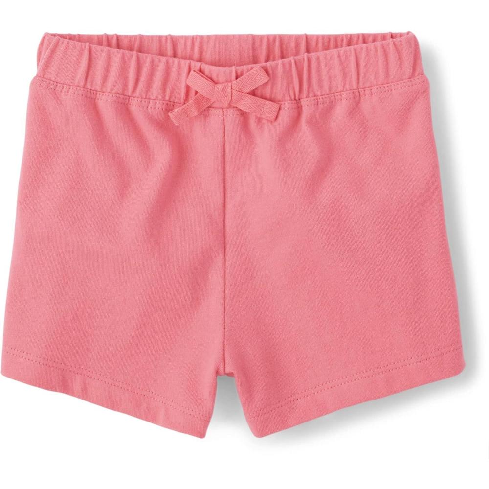 imageThe Childrens Place Baby Girls and Toddler Assorted Knit ShortsDesert Dawn