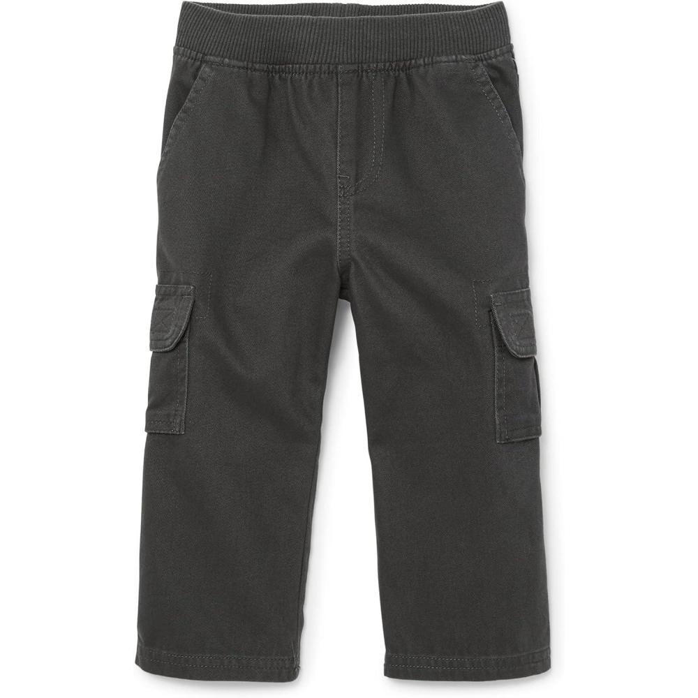 imageThe Childrens Place BabyBoys Pull on Cargo PantsMotor Oil Single