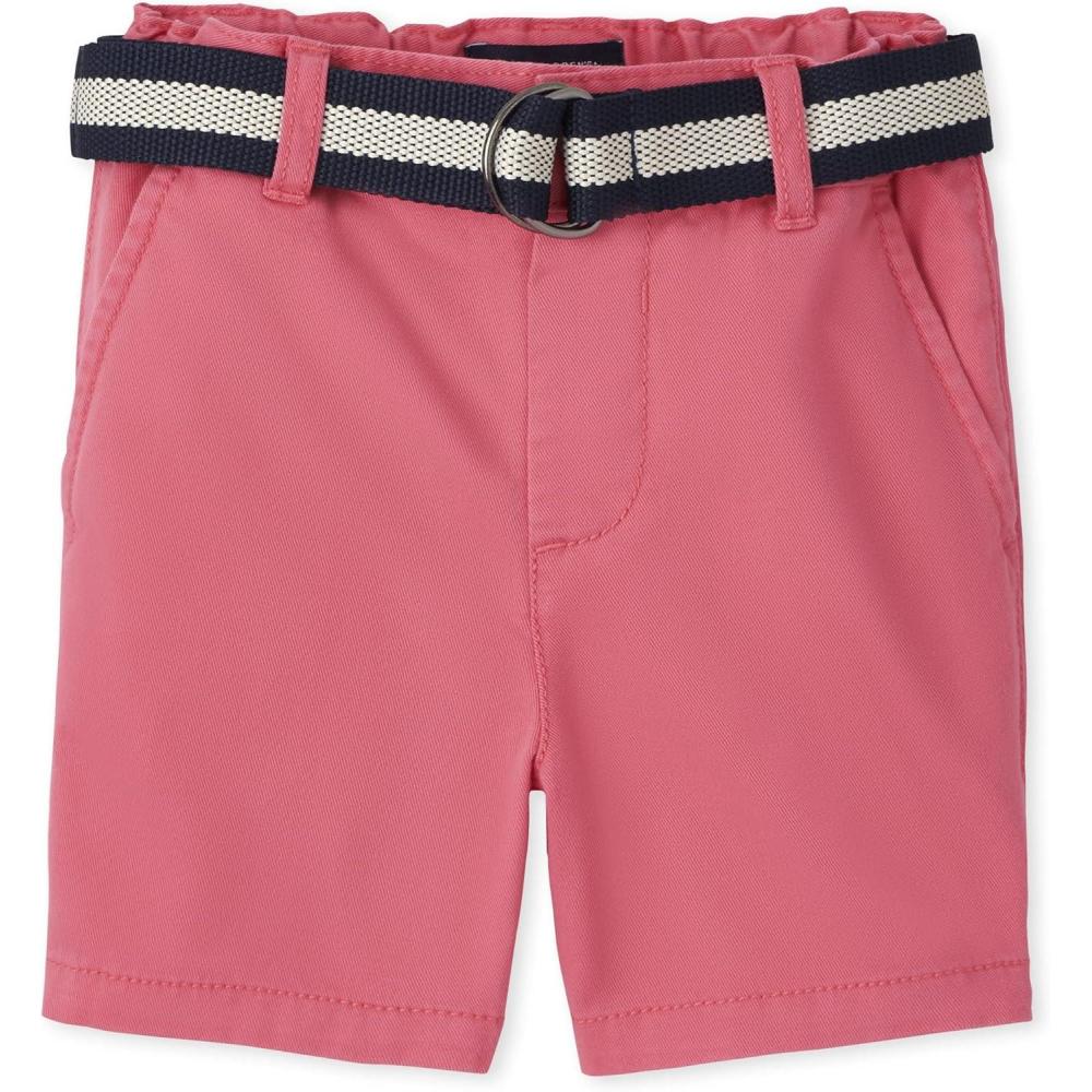 imageThe Childrens Place BabyBoys and Toddler Belted Chino ShortsAstilbe