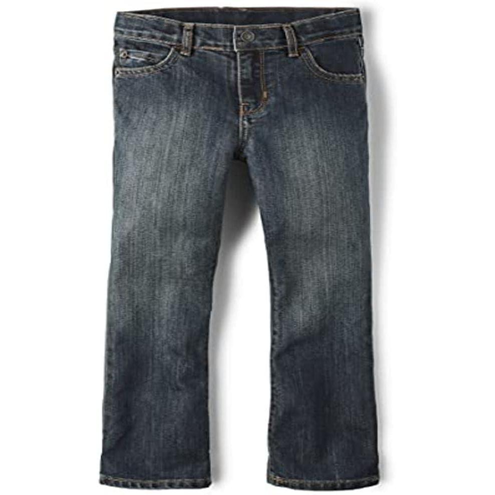 imageThe Childrens Place Boys Bootcut JeansDust Bowl Wash