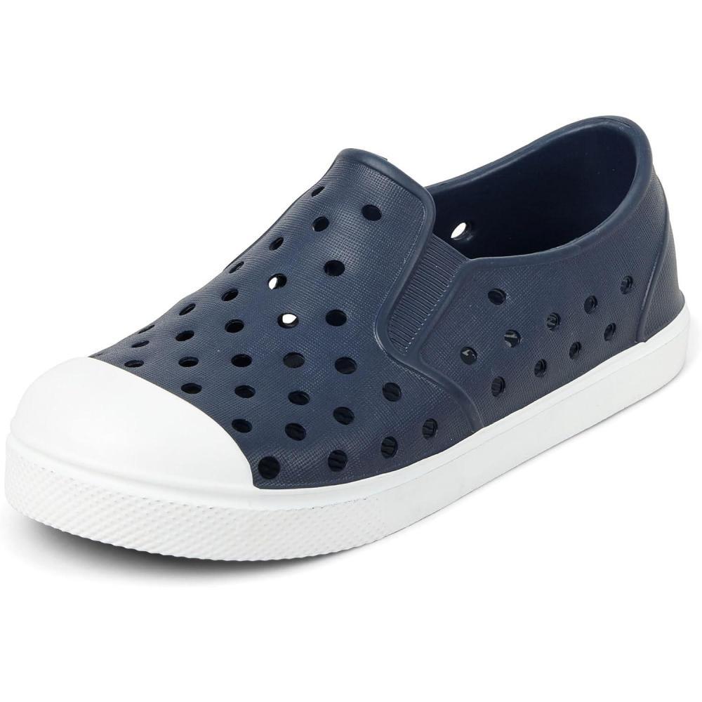 imageThe Childrens Place Boys Boys Slip on Water Play SneakersNavy Perforated