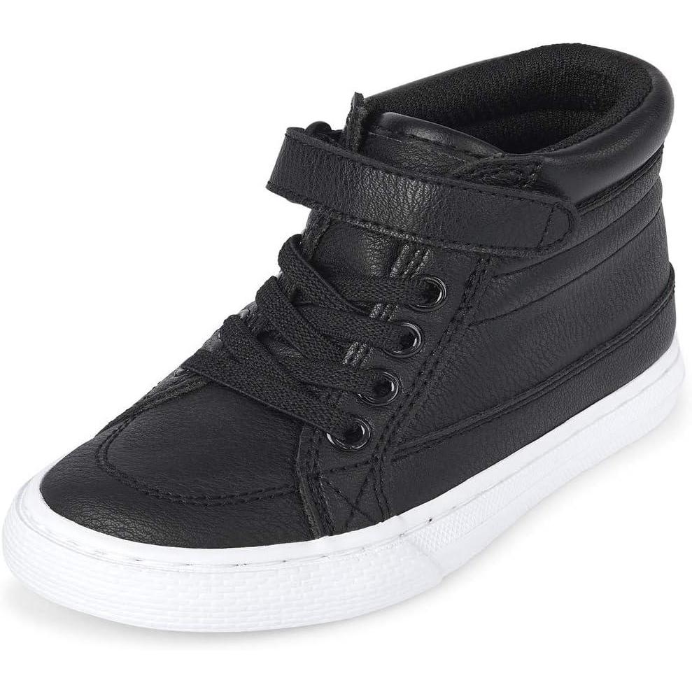 imageThe Childrens Place Boys Mid Top Sneaker 2103042Black