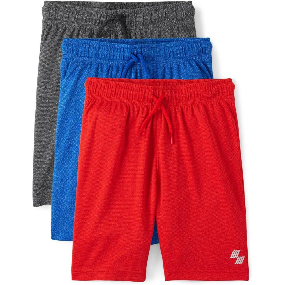 imageThe Childrens Place Boys Performance Basketball Shorts 2 PackCupids Arrow