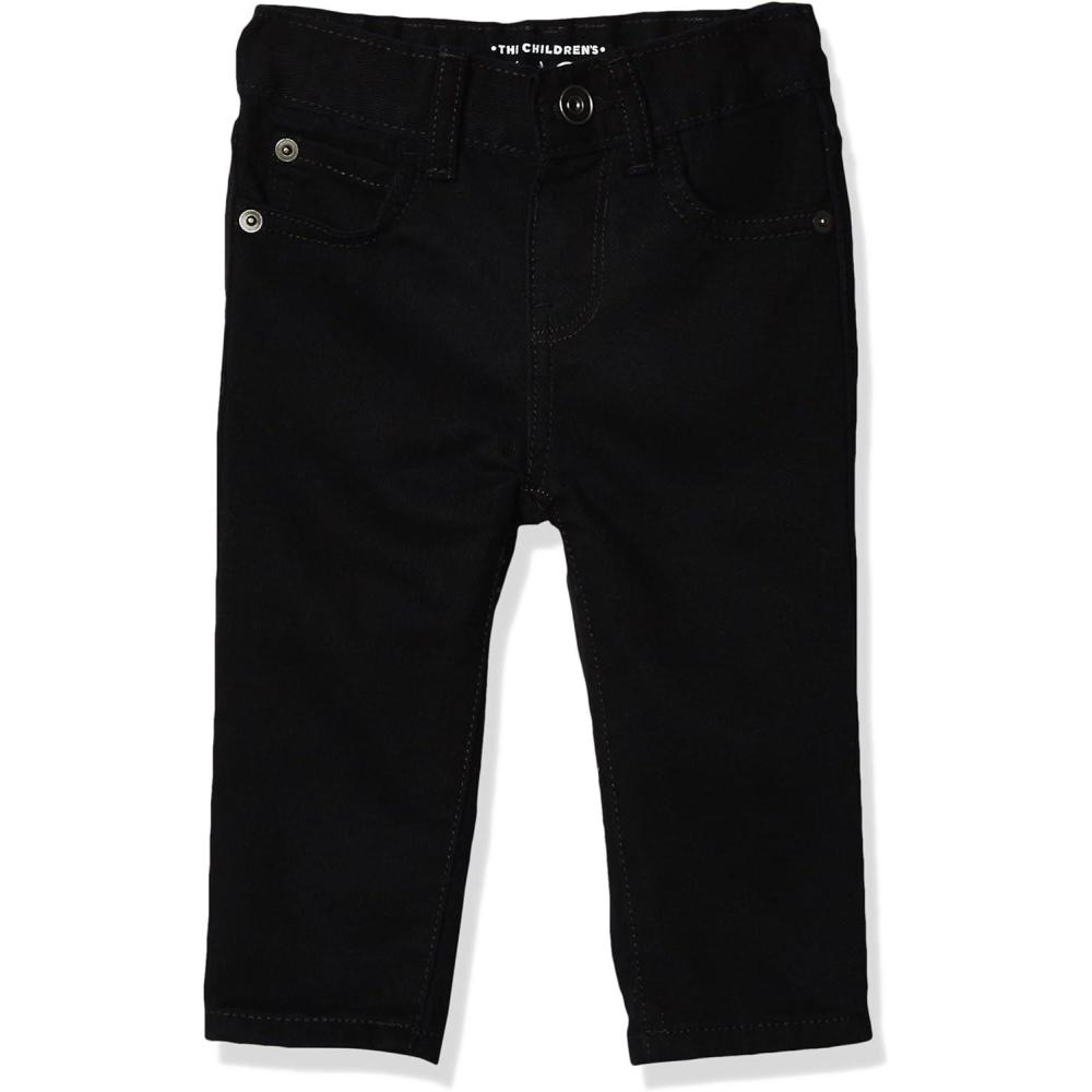 imageThe Childrens Place Boys Super Skinny JeansBlack Wash