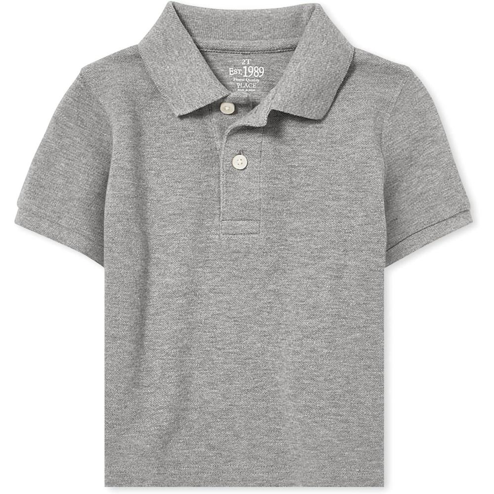 imageThe Childrens Place Boys Uniform Performance PoloSmoke