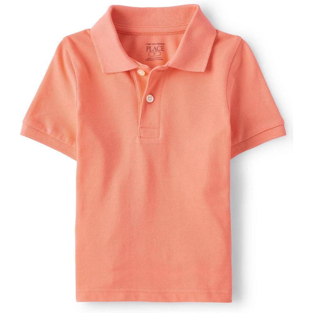 imageThe Childrens Place Boys Uniform Performance PoloSummer Dawn