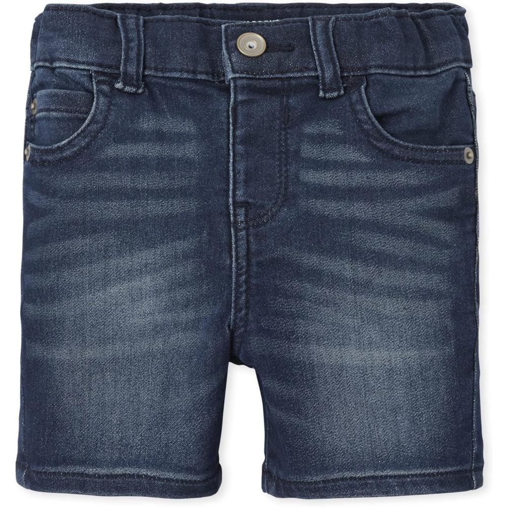 imageThe Childrens Place Boys and Toddler Denim ShortsWexler Wash