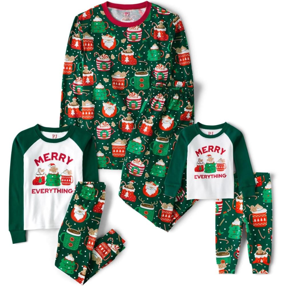 imageThe Childrens Place Family Matching Christmas and Holiday Pajama Sets CottonCoco Mugs