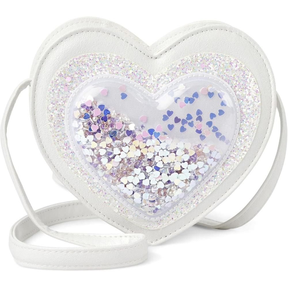 imageThe Childrens Place Fashion BagWhite Heart Purse