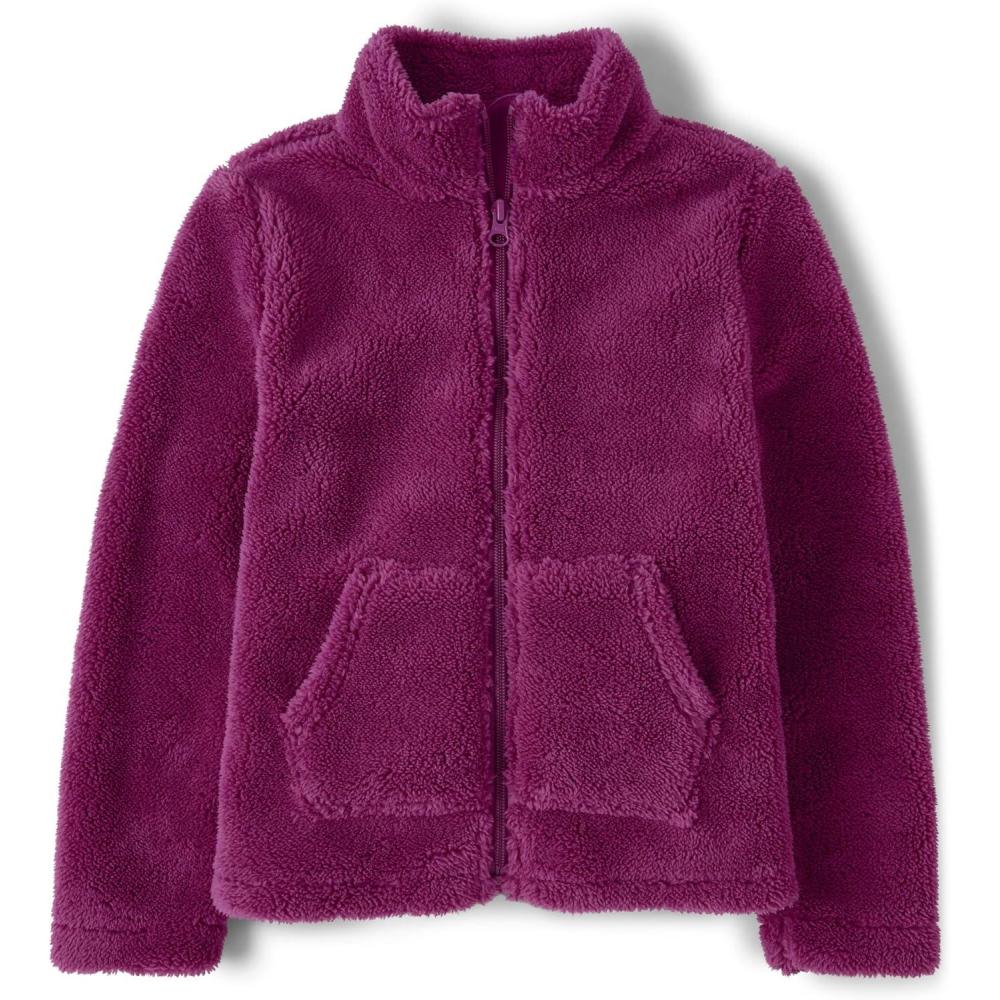 imageThe Childrens Place Girls Cozy Sherpa FullZip JacketMagic Potion