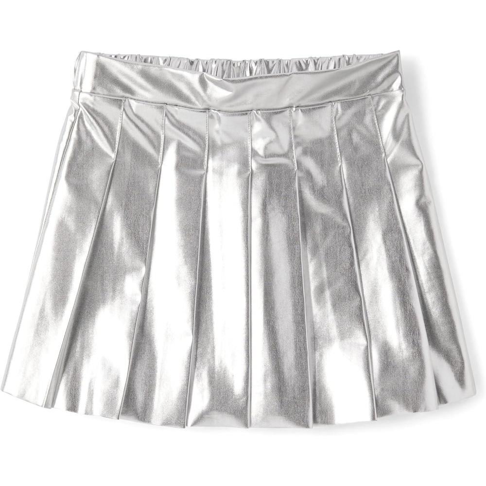 imageThe Childrens Place Girls Pull on Dressy SkirtsSilver Foil