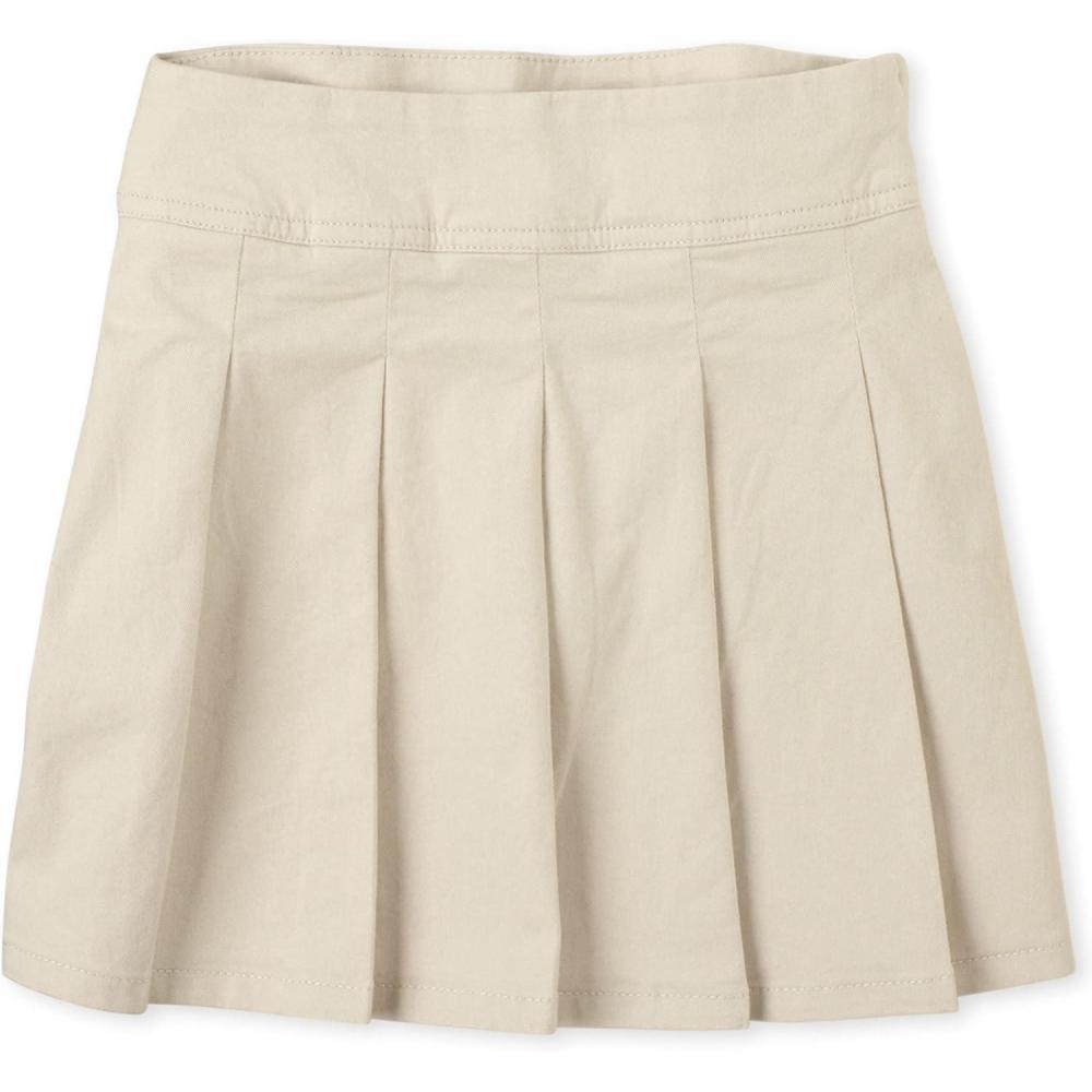 imageThe Childrens Place Girls Uniform Pleated SkortBisquit