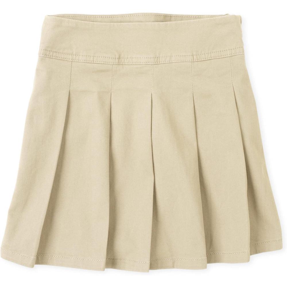 imageThe Childrens Place Girls Uniform Pleated SkortSandy Single
