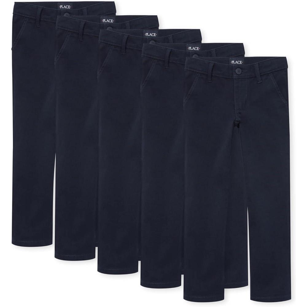 imageThe Childrens Place Stretch Skinny Chino PantsmultipacksTidal 5pack