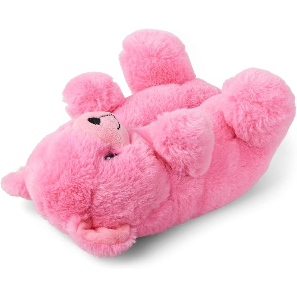 imageThe Childrens Place UnisexChild Boys and Girls Everyday SlippersPink Bear