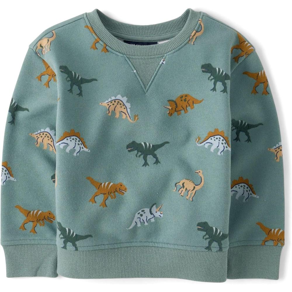 imageThe Childrens Place babyboys And Toddler Long Sleeve Active Premium Fleece SweatshirtNorway Spice