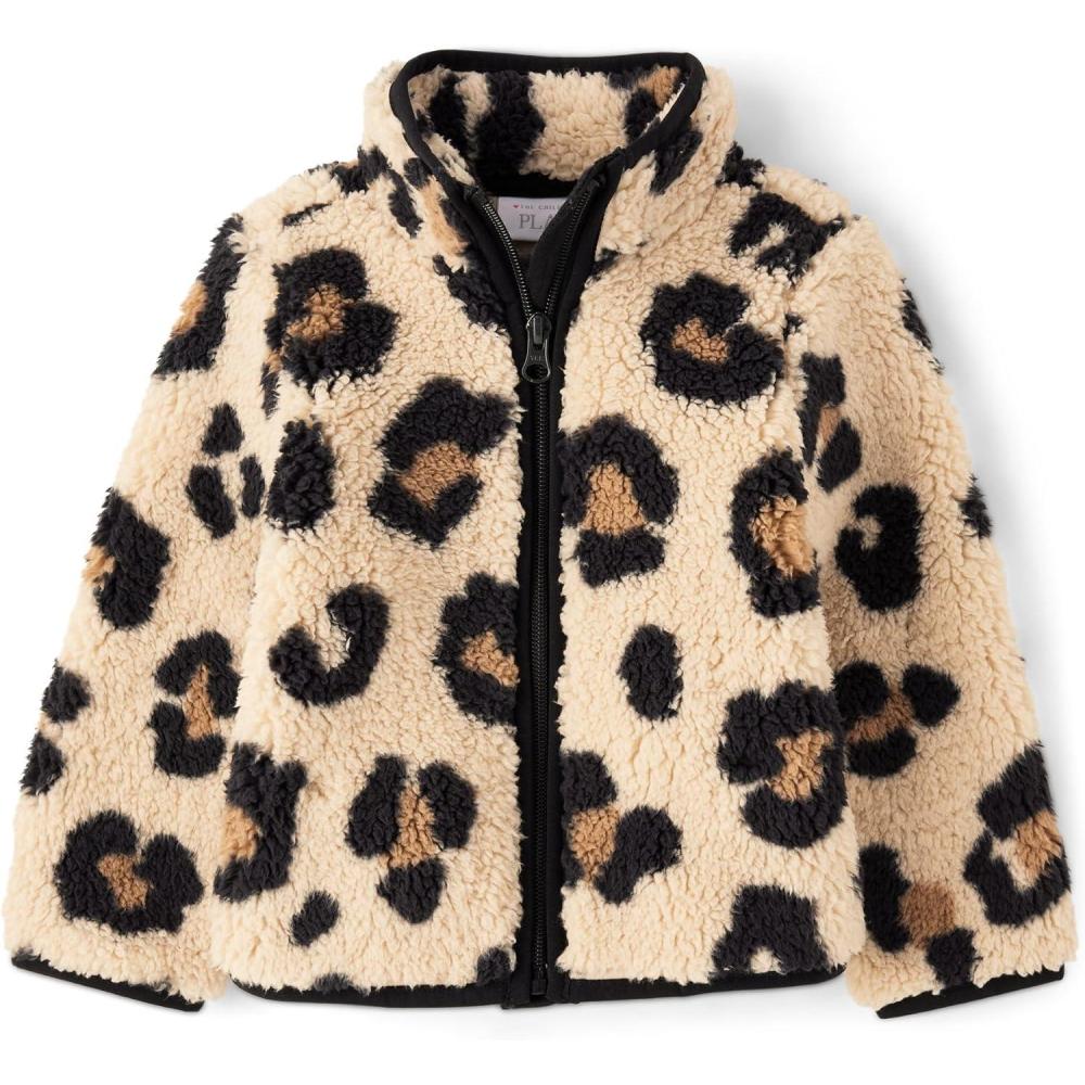 imageThe Childrens Place babygirls And Toddler Sherpa JacketLeopard