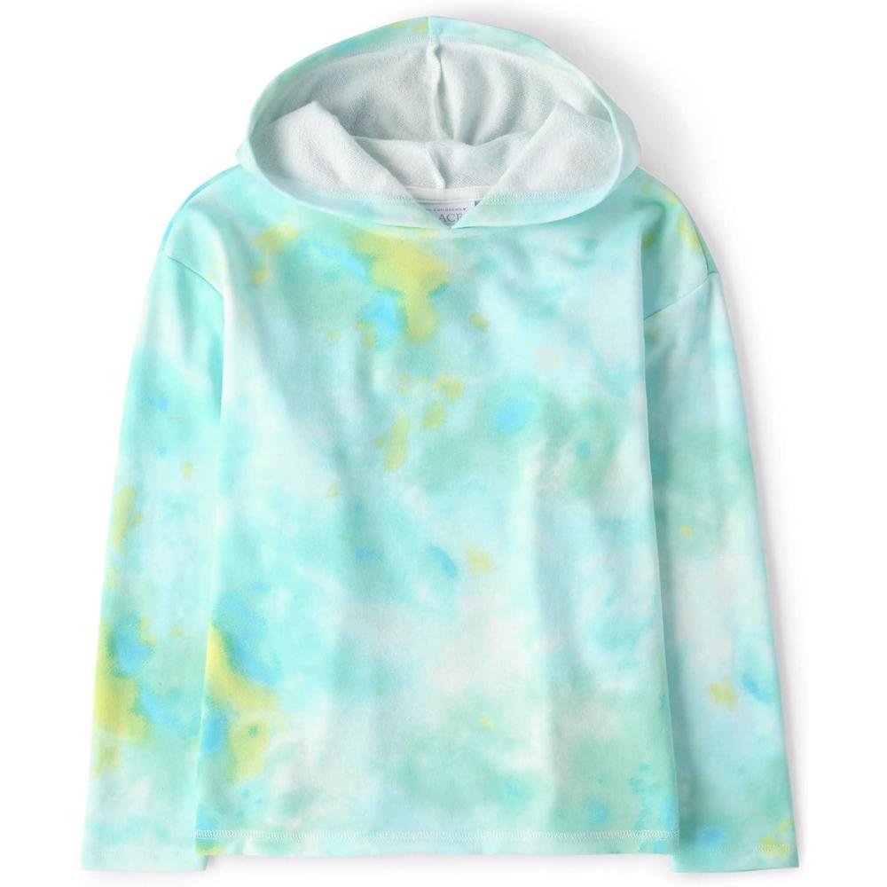 imageThe Childrens Place girls Active Long Sleeve Hooded SweatshirtSeagrove