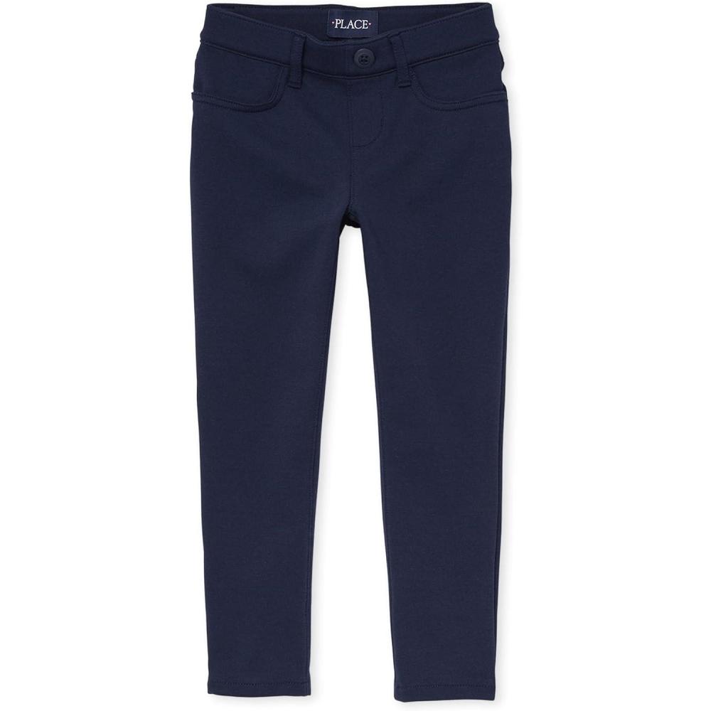 imageThe Childrens Place girls Ponte Knit Pull on JeggingsTidal Single