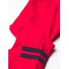 And Toddler Boy Active Striped Fleece Jogger Pants 2-pack(Red/Heather Gray Single)