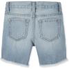 Denim Midi Shorts(Fray Peyton Wash)