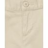 The Children’S Place Girls Chino Shorts(Bisquit/Black 2-pack)