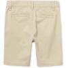 The Children’S Place Girls Chino Shorts(Bisquit/Black 2-pack)