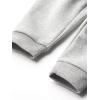 The Children’s Place Baby Boys’ Active Fleece Jogger Pants(Black/Smoke Gray 2 Pack)