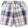 The Children’s Place Baby Boys Chino Shorts(Coral Sea Plaid)