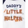 The Children’s Place Baby Boys’ Snug Fit 100% Cotton Short Sleeve Top and Pants 2 Piece Pajama Set(Daddys Helper 2-pack)