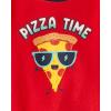 The Children’s Place Baby Boys’ Snug Fit 100% Cotton Short Sleeve Top and Pants 2 Piece Pajama Set(Pizza Time)