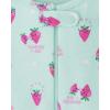The Children’s Place Baby Girls’ Koala Strawberry Snug Fit Cotton Zip Front One Piece Pajama 2 Pack(Koala Love)