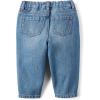 The Children’s Place Baby Girls’ and Toddler Barrel Leg Jeans(Peak Wash Hearts)