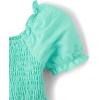 The Children’s Place Baby Girls’ and Toddler Short Sleeve Casual Dresses(Mint Tea)