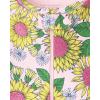 The Children’s Place Baby Girls’ and Toddler Short Sleeve Zip-Front One Piece Footless Pajama Snug Fit 100% Cotton(Sunflowers)