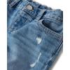 The Children’s Place Baby Girls’ and Toddler Straight Leg Fashion Denim(90s Valley Wash Ankle Cuff)