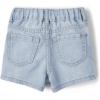 The Children’s Place Baby Toddler Girls Denim Shortie Shorts 3 Pack(Light/White/Pink 3-pack)