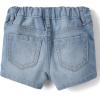 The Children’s Place Baby Toddler Girls Denim Shortie Shorts 3 Pack(Peony Wash)