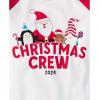 The Children’s Place Baby and Family Matching Fleece Holiday Pajama Set(Red Xmas Crew ’24)