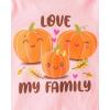 The Children’s Place Baby and Toddler All Holidays,Birthdays Long Sleeve Graphic T-Shirts,2 Pack(Love My Family/Cutest Pumpkin)