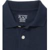 The Children’s Place Baby and Toddler Boys Short Sleeve Polo Shirt(Tidal/White 2-pack)