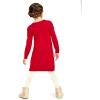The Children’s Place Baby and Toddler Girls’ Long Sleeve Sweater Dress(Love Red)