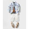The Children’s Place Baby-Boys and Toddler Belted Chino Shorts(Simply White)